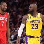 Kevin Durant and LeBron James