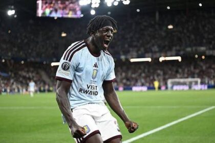 Brian Madjo scored the equaliser against Paris Saint-Germain in the Super Cup final