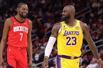 Kevin Durant and LeBron James