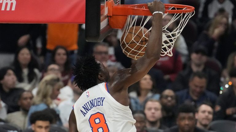 OG Anunoby becomes an instant New York hero after sending the Knicks one win away from NBA glory with one second to go in Game 4 of the NBA Finals