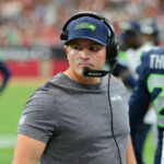 Seattle Seahawks head coach Mike Macdonald looks on in the second half against the Arizona Cardinals at State Farm Stadium