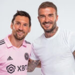Lionel Messi and David Beckham