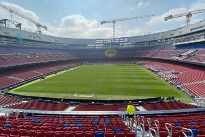 Barcelona's Camp Nou will hold 105,000 people once renovated.