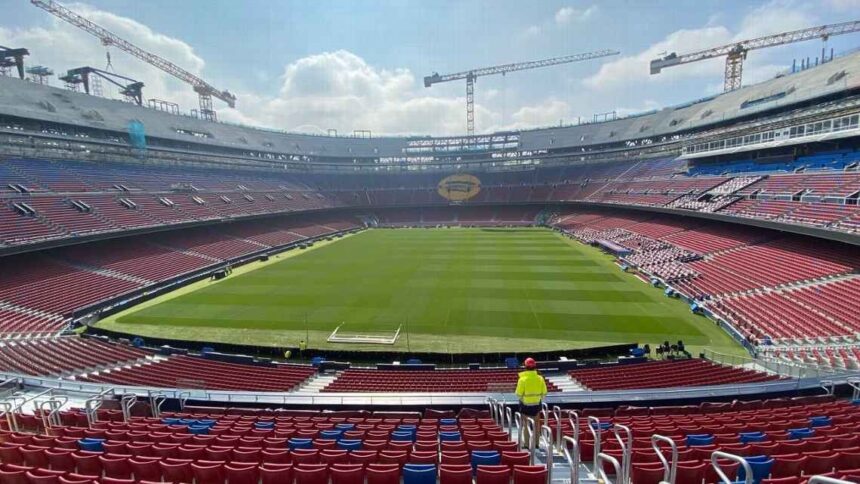 Barcelona's Camp Nou will hold 105,000 people once renovated.