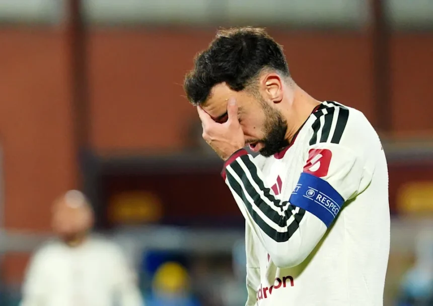 Fernandes questioned his manager's tactics after the heavy defeat to Como