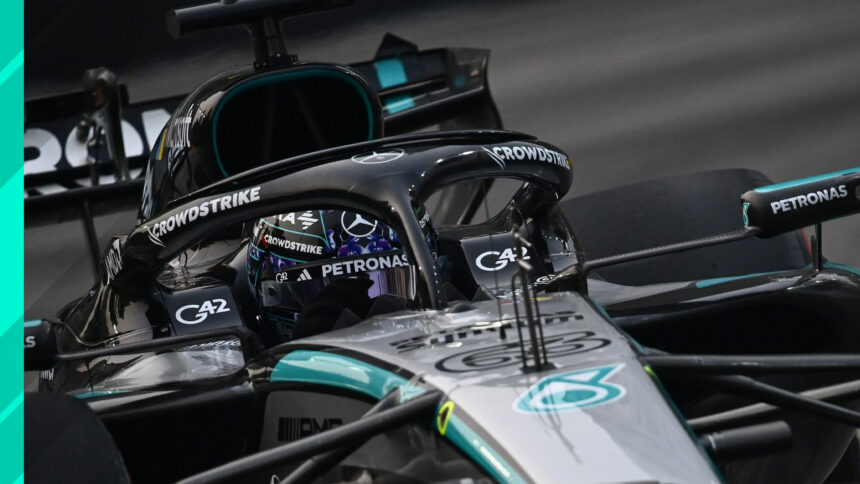 Russell tops the one and only practice session of the weekend